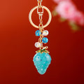 Jelly Strawberry Keychains in Pink Red Blue Violet Green and Assorted Colors view 8