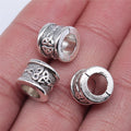 11x8mm 2.5g Antique Silver Zinc Alloy Celtic Symbol Spacer Celtic Knot Beads for Bracelet Necklace Making