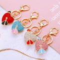 Jeweled Arrow Heart and Candy Heart Keychains in Eight Pictured Options view 10