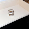 Silver Double Band