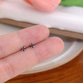 Eight Color Two and Three Millimeter Round Stud Earrings view 8