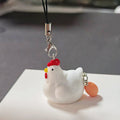 Hen and Egg Figure Phone Strap Charms in Two Colors view 7
