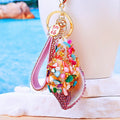 Crushed Shell Conch Keychains in Sixteen Colors plus Assorted Option view 11
