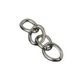 Metal Swivel Snap Hook Clasps and Four-Link Chain Findings Multi Finish view 5
