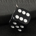Resin Dice Charm Pendant Silver Tone Loop Two Sizes Multi Color view 6