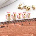 Metal Hourglass Spacer Beads in Five Sizes and Three Finishes view 7