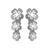 Silver Open Flowers
