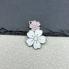 Silver Tone Pink