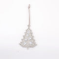 Rhinestone Christmas Tree House Metal Hanging Ornaments view 5