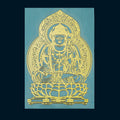 Buddhist Zodiac Guardian Metal Sticker Phone Keychain Charm