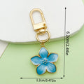Blossom and Flower Charm Keychains in 17 Pictured Variations for Bags and Keys view 6