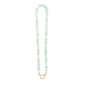 Multicolor Eight Point Five Millimeter Round Bead Carabiner Necklaces view 5