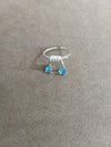 Blue Dangle Ring