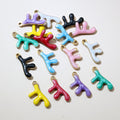 Tiny Colorful Enamel Coral Branch Charms in Nine Options view 3