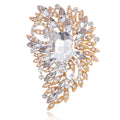 Blue Flower Crystal Nine Designs Metal Brooch Pin for Jackets and Lapels view 7