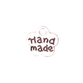 Hand Made Flower Tag Charm Metal Jewelry Making Component In 4 Finishes view 5
