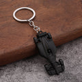 Zinc Alloy F1 Race Car Metal Keychain for Men