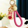 Fuchsia Pearl-Pouch