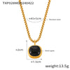 Gold Black Agate