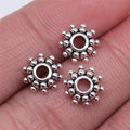9x9mm 0.5g Multicolor Zinc Alloy Round Spacer Beads and Washer Beads for Bracelet Necklace DIY