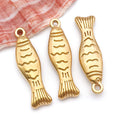 Stainless Steel Mermaid Shell Starfish Charm Pendant for DIY Bracelet Necklace