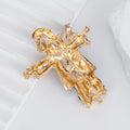 Scarecrow Enamel Metal Brooch Pin for Jackets and Lapels view 3