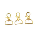 Swivel Lobster Clasps with Wide Strap Loops in Six Finishes view 11