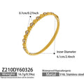Crystal Heart Hinged Bangles in Gold and Silver Tone view 8