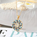 Gold Tone Sunburst Blue Evil Eye Jewelry and Keychain Options view 4