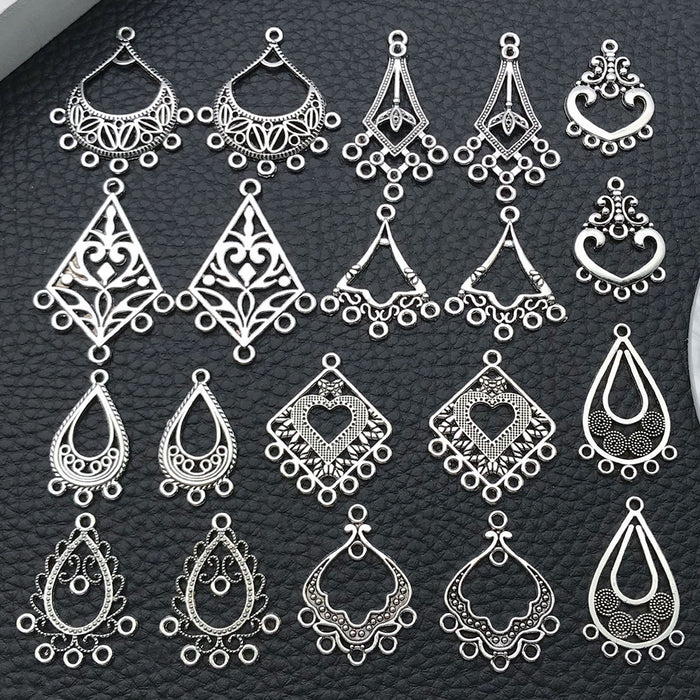 Blue Heart Metal Charms with 11 Listed Options for DIY Jewelry Making