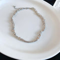 Irregular Textured Chain Necklace Fashion Jewelry Collection view 7