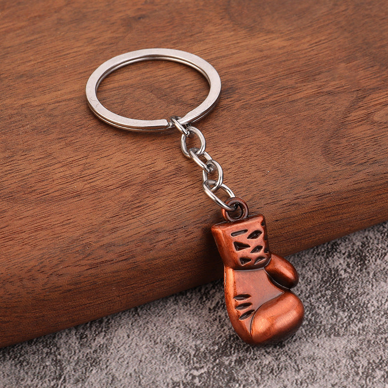 3D Boxing Glove Metal Keychain for Fitness and Combat Sports Fans