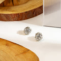 Magnetic Crystal Look Ball No Piercing Stud Earrings view 7