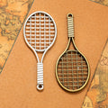 78x31mm Vintage Tennis Racket Alloy Charm Pendant