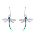Blue And Green Stone Dragonfly Jewelry In Three Product Formats view 7