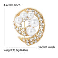 Teardrop Wreath Faux Pearl Brooch in Two Finishes Decorative Lapel Pin view 7