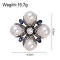 Cross Metal Brooch Pin for Jackets and Lapels Pictured Design view 2
