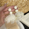 White Fabric Flowers