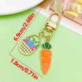 Easter Bunny Charm Keychains in 25 Pictured Variations for Bags and Keys view 6