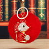 Red-Pom Ball-Mouse
