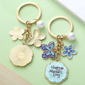 Rose and Flower Charm Keychains in 38 Pictured Variations for Bags and Keys view 4