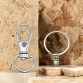 Key Ring Findings, Swivel Clasps, Chains And Jesus Cross Pendants view 2