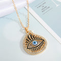 Assorted Crystal Evil Eye and Hamsa Pendant Necklaces in Twelve Designs view 8