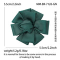 Layered Ribbon Bow Brooch In Six Solid Colors Decorative Lapel Pin view 10