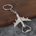 Vintage Airplane Bottle Opener Alloy Keychain Wedding Favor Gift