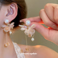 Pink Floral Statement Earrings in Twenty Distinct Designs view 2