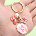 Butterfly Charm Keychains in 14 Pictured Variations for Bags and Keys view 3