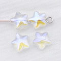 Five Point Star Glass Beads in Twelve Individual Color Finishes view 11