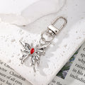 Gold and Silver Tone Crystal Butterfly Clip Keychains in Nine Designs view 9