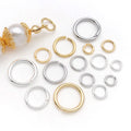 Closed Metal Jump Rings in Five Sizes Jewelry Findings view 2